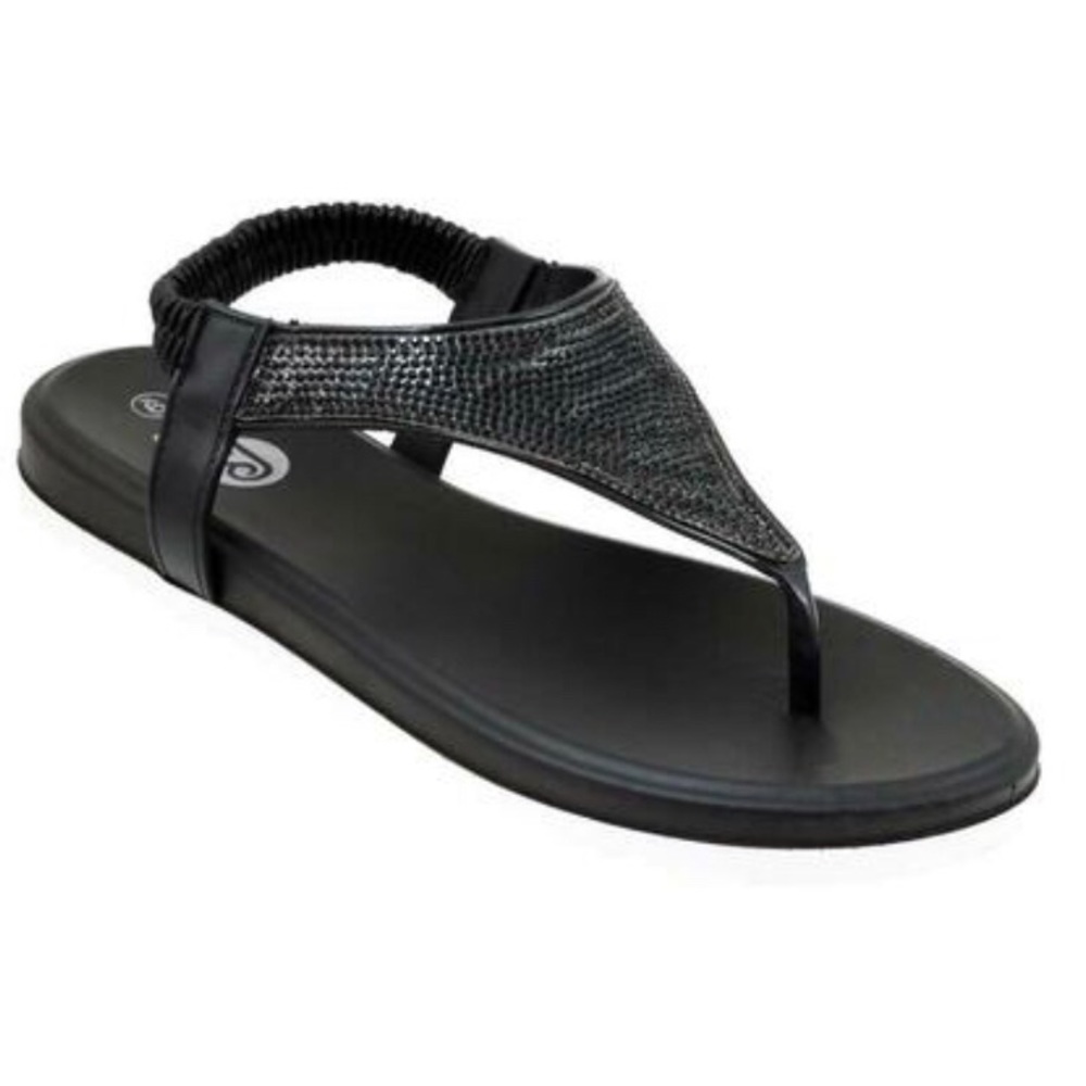 Babe rhinestone sandals.
